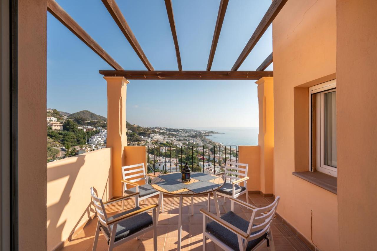 Chalet Con Vistas Al Mar Y Piscina Мохакар Экстерьер фото